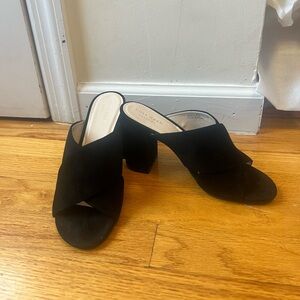 Cole Haan Suede Block Heel